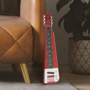 Karrera 6-String Steel Lap Guitar | Metallic Red | Hawaiian Slide Guitar