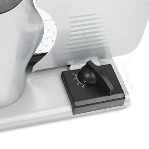 Pronti Electric Deli and Food Slicer with Adjustable Thickness - White