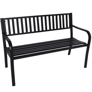 Wallaroo Steel Outdoor Garden Bench | Modern