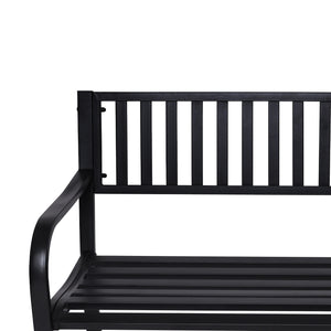 Wallaroo Steel Outdoor Garden Bench | Modern
