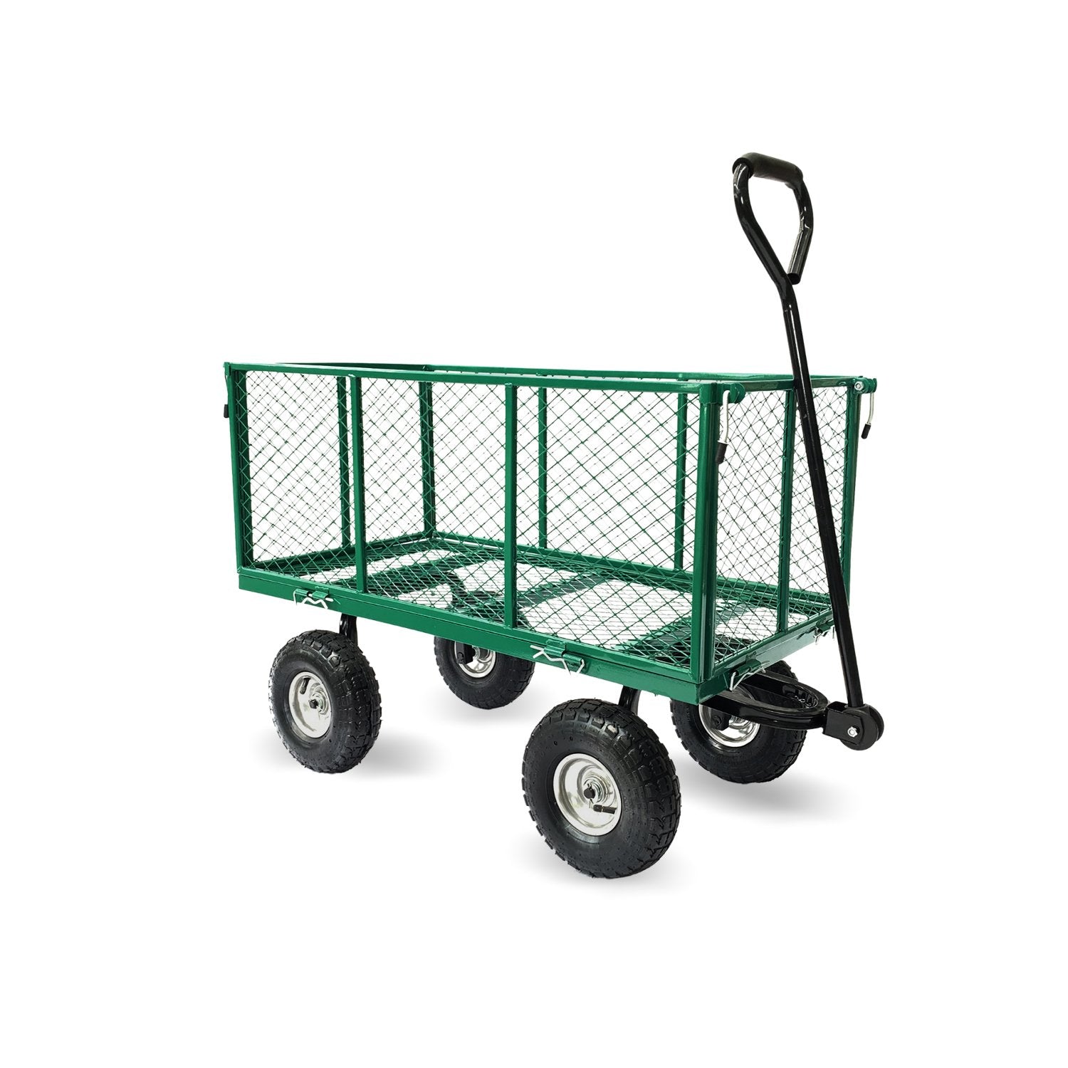 Wallaroo Steel Mesh Garden Trolley Cart | Green