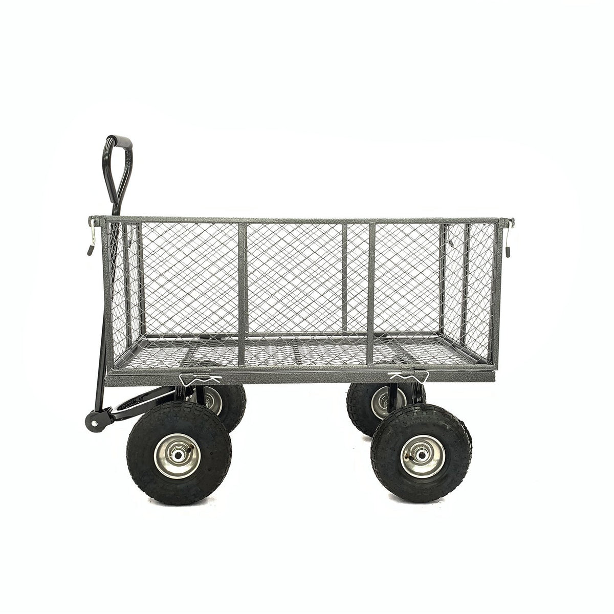 Wallaroo Steel Mesh Garden Trolley Cart | Hammer Grey