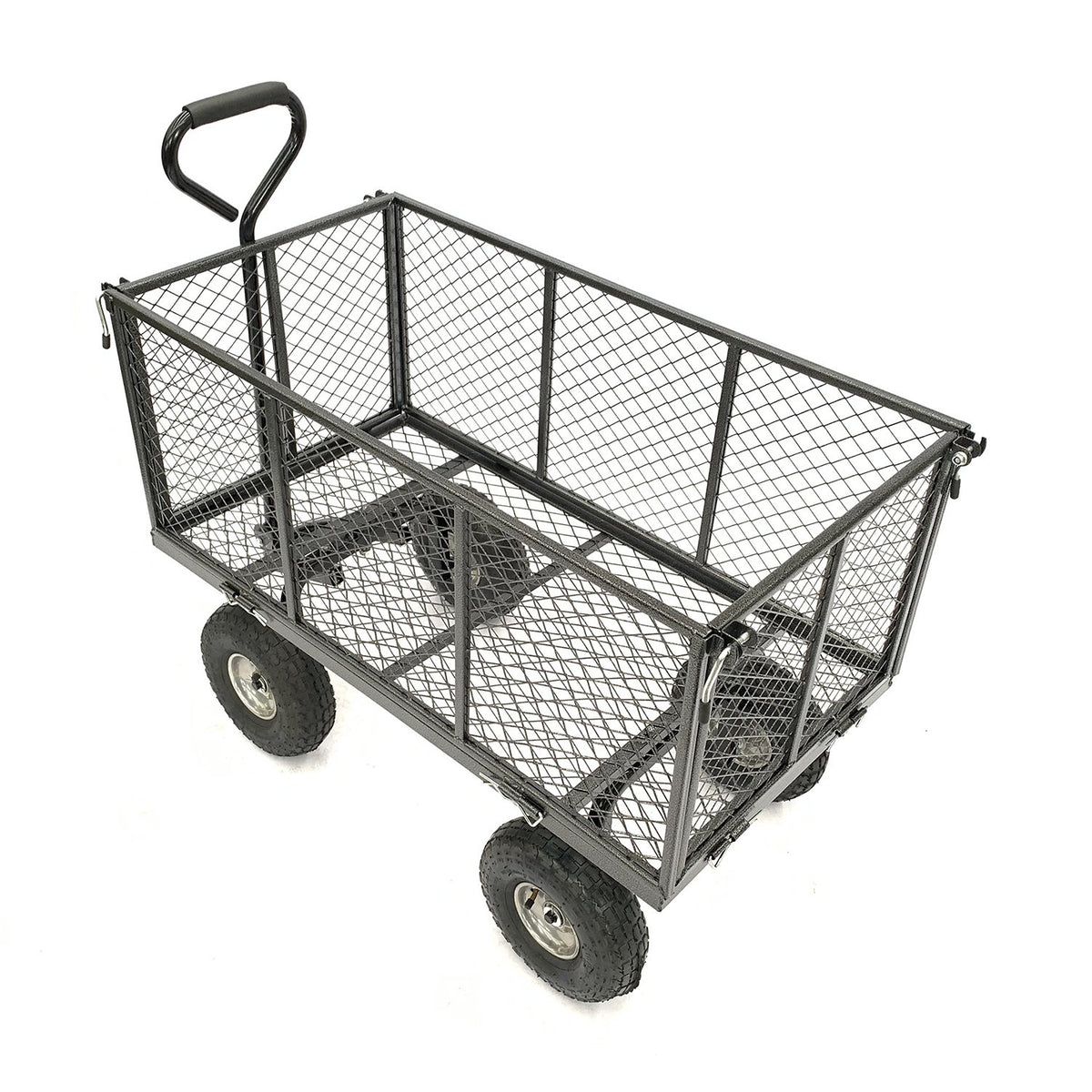 Wallaroo Steel Mesh Garden Trolley Cart | Hammer Grey