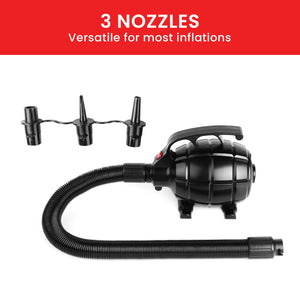 Kahuna Electric Air Pump | 500W iSUP Inflatable Device | Rapid Airflow for Mats, Rafts, Mattresses & Pool Toys