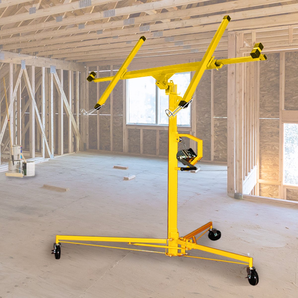 Kartrite Plaster Drywall Panel Hoist Lifter | 11FT | Heavy-Duty Sheet Lifter