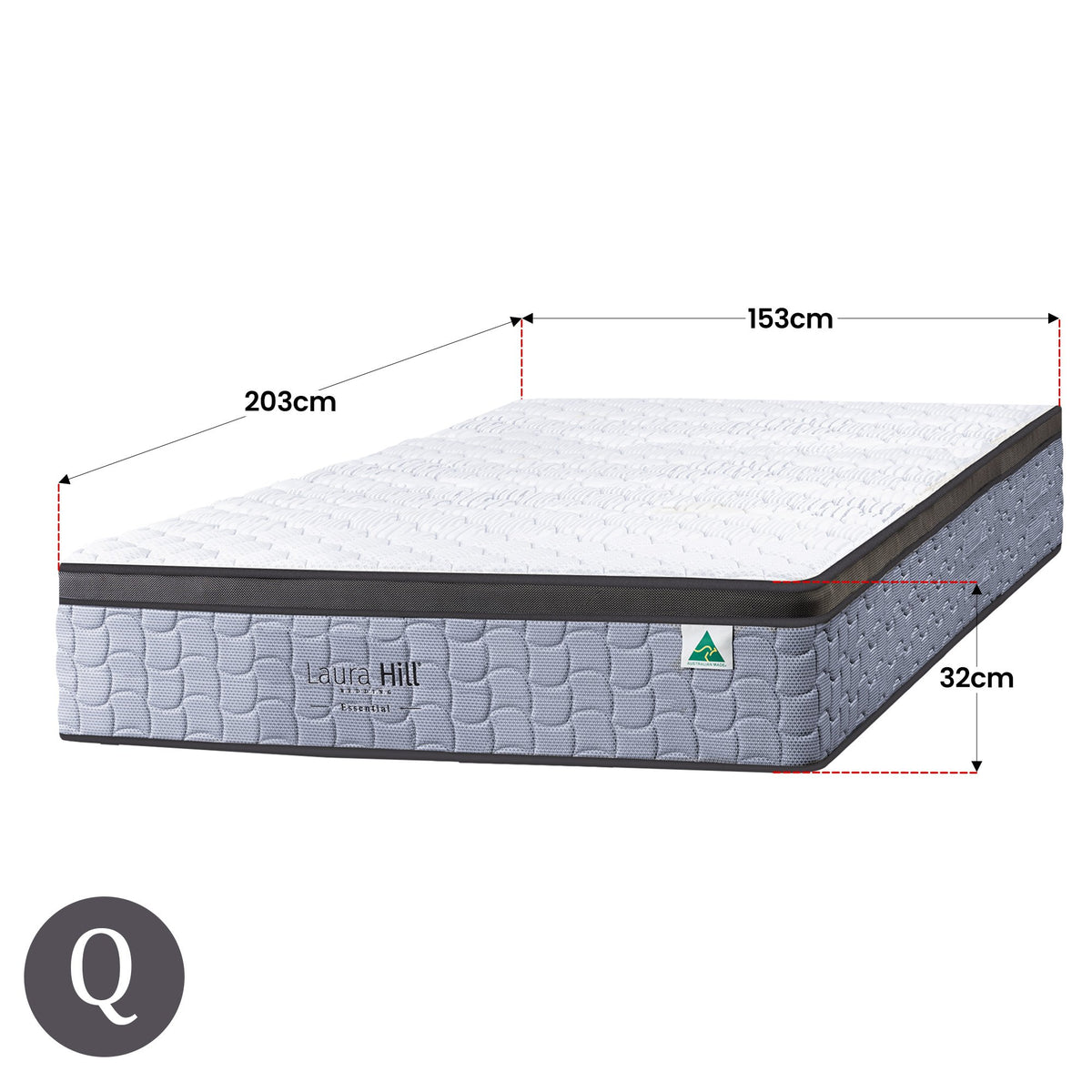 Essential Mattress | Queen Size | Australian Made | Premium Comfort