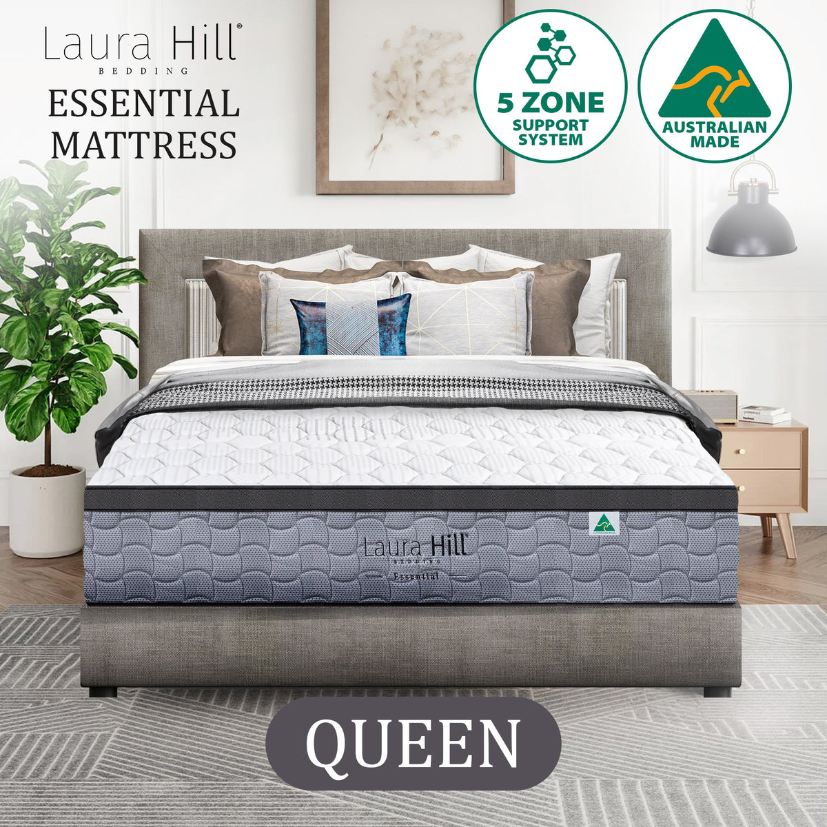 Essential Mattress | Queen Size | Australian Made | Premium Comfort