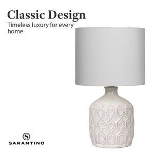 Ceramic Table Lamp in Cream | Simple, Elegant Lighting