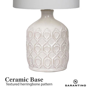 Ceramic Table Lamp in Cream | Simple, Elegant Lighting
