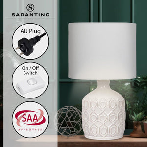Ceramic Table Lamp in Cream | Simple, Elegant Lighting