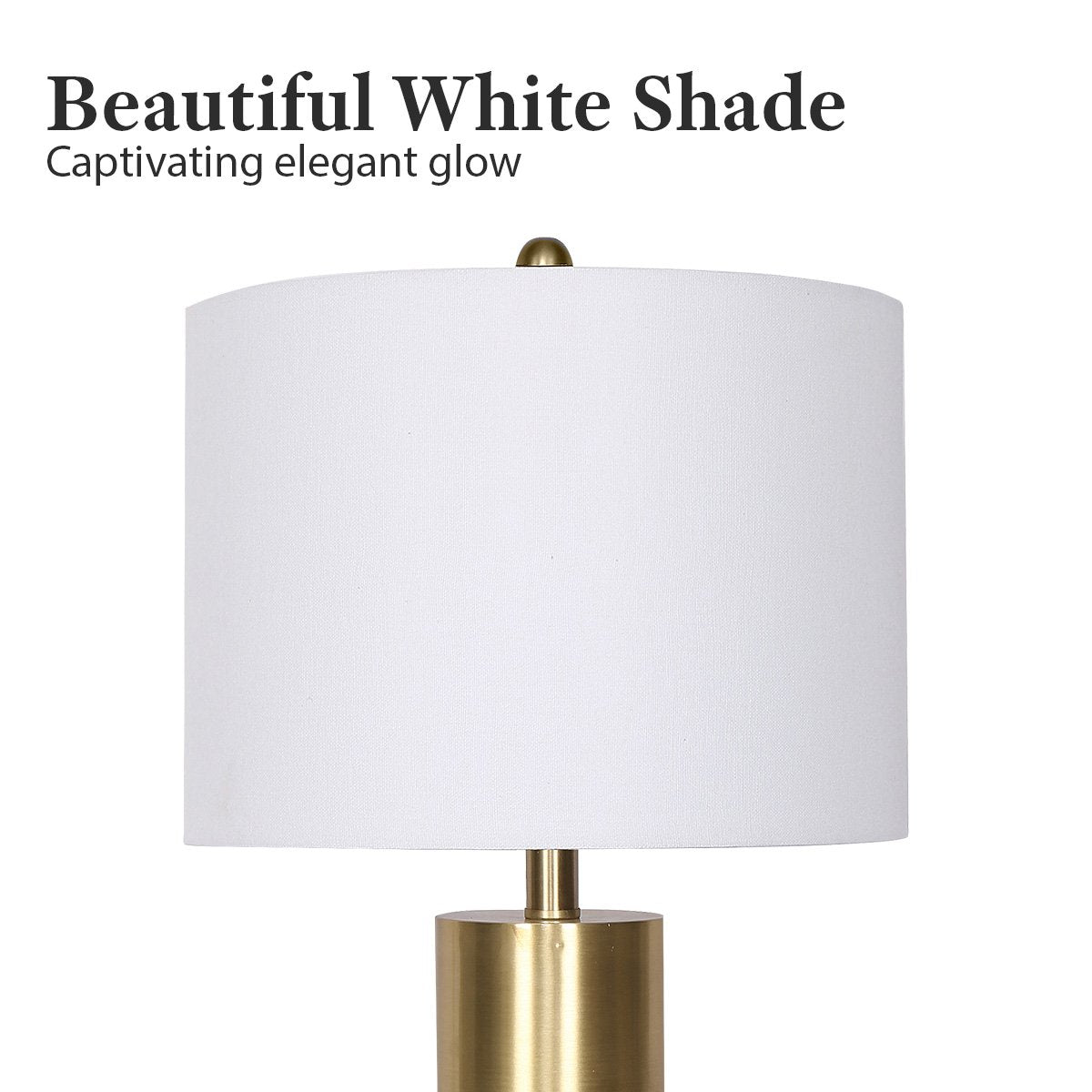 Metal and Marble Table Lamp in Black | Chic and Stylish Lighting