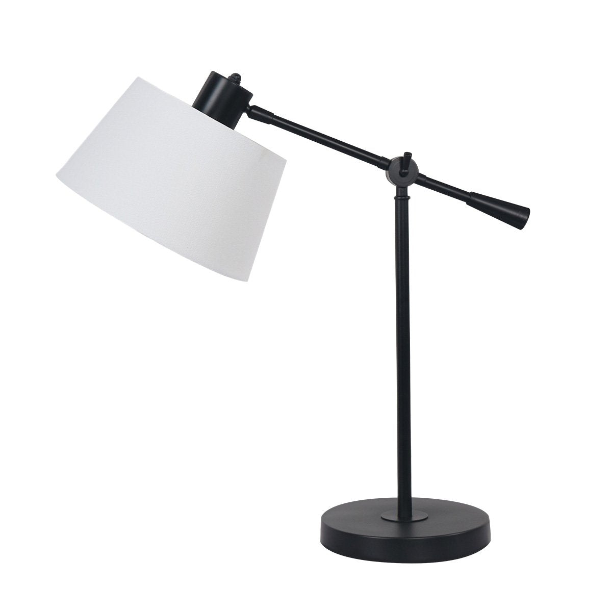 Adjustable Metal Table Lamp in Black | Stylish and Functional Lighting