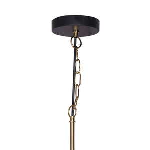 Black and Gold Pendant Light | Elegant Metal Lighting Fixture