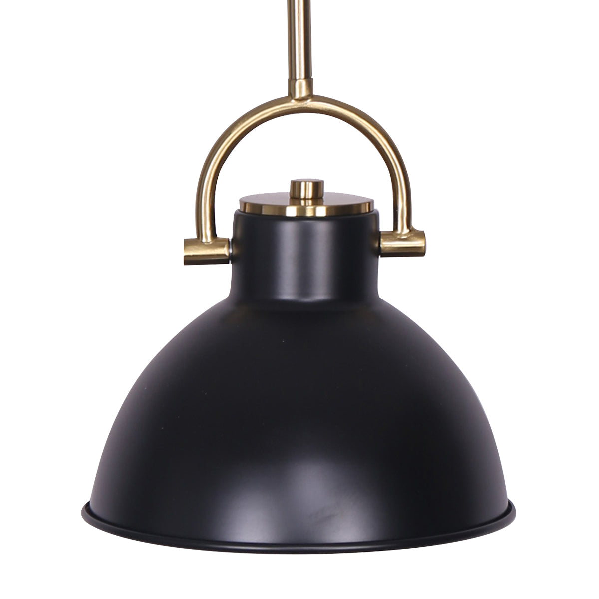 Black and Gold Pendant Light | Elegant Metal Lighting Fixture