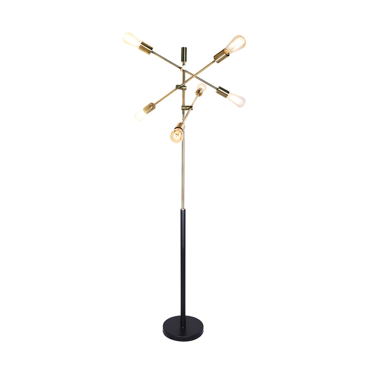 6-Light Metal Sputnik Floor Lamp | Bold Design, Industrial Style