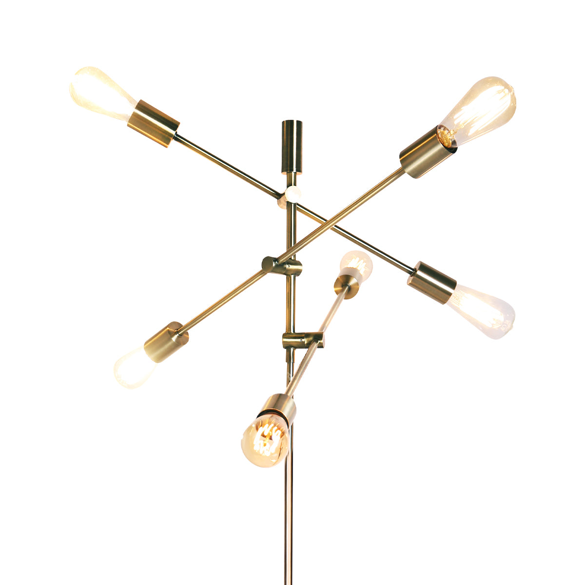 6-Light Metal Sputnik Floor Lamp | Bold Design, Industrial Style