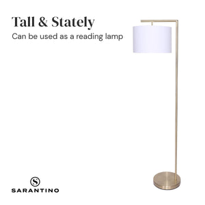 90-Degree Modern Arc Floor Lamp | Sleek and Adjustable