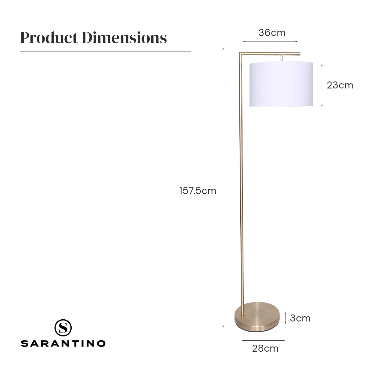 90-Degree Modern Arc Floor Lamp | Sleek and Adjustable