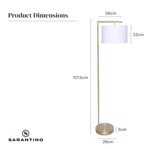 90-Degree Modern Arc Floor Lamp | Sleek and Adjustable