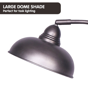 Table Lamp | Industrial Chic Adjustable Angle | Dark Grey