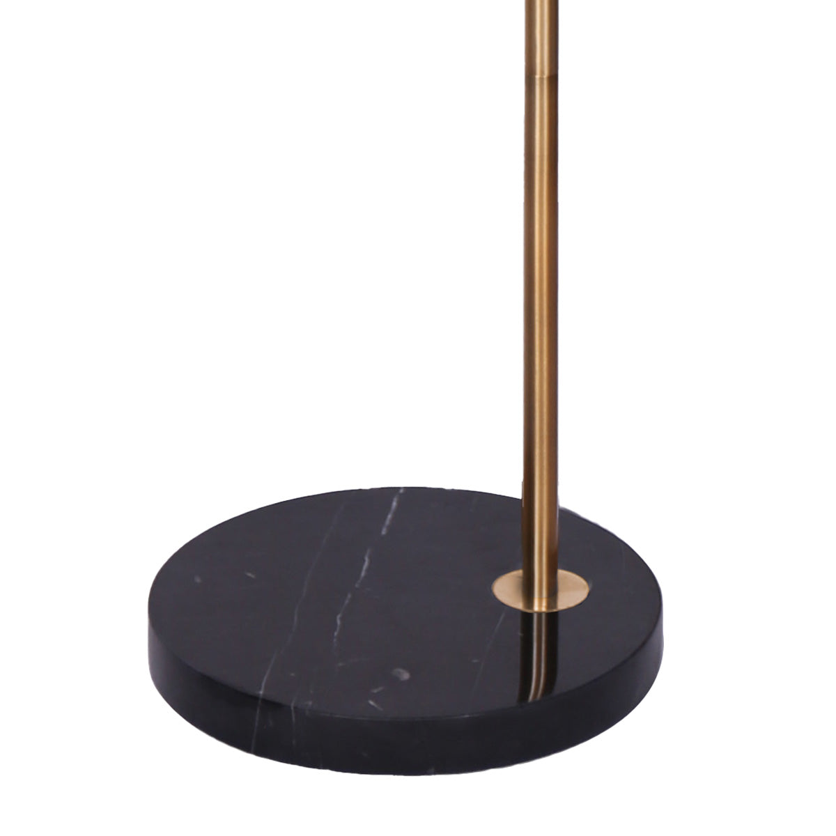 Metal Floor Lamp with Opal Glass Shade | Contemporary Lighting