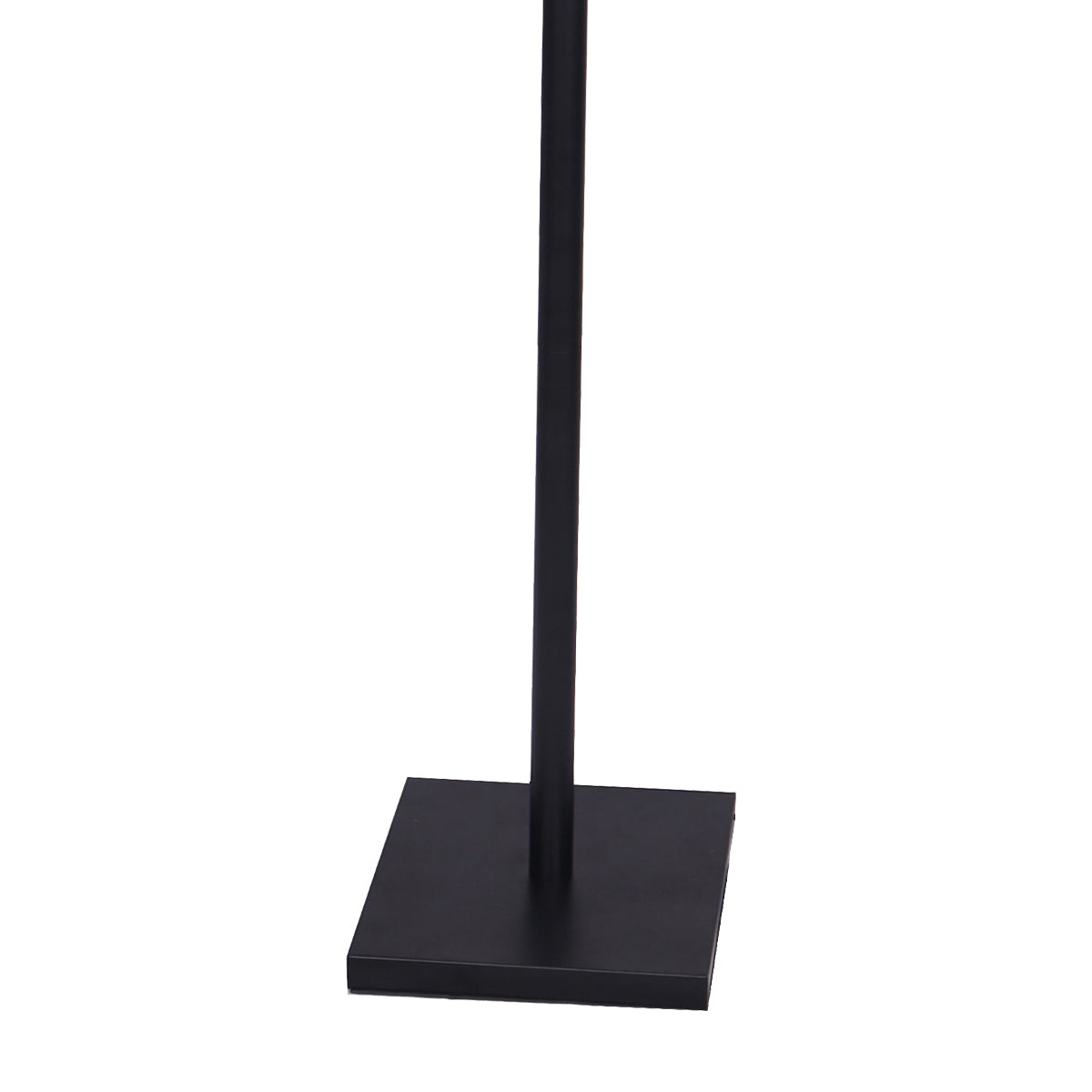 LED Metal Floor Lamp with 2 Lights | Brushed Gold and Black Finish