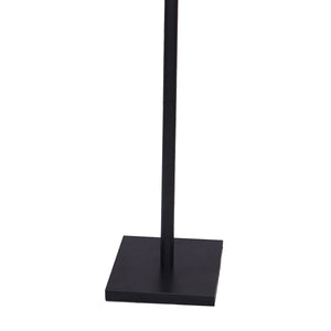 LED Metal Floor Lamp with 2 Lights | Brushed Gold and Black Finish