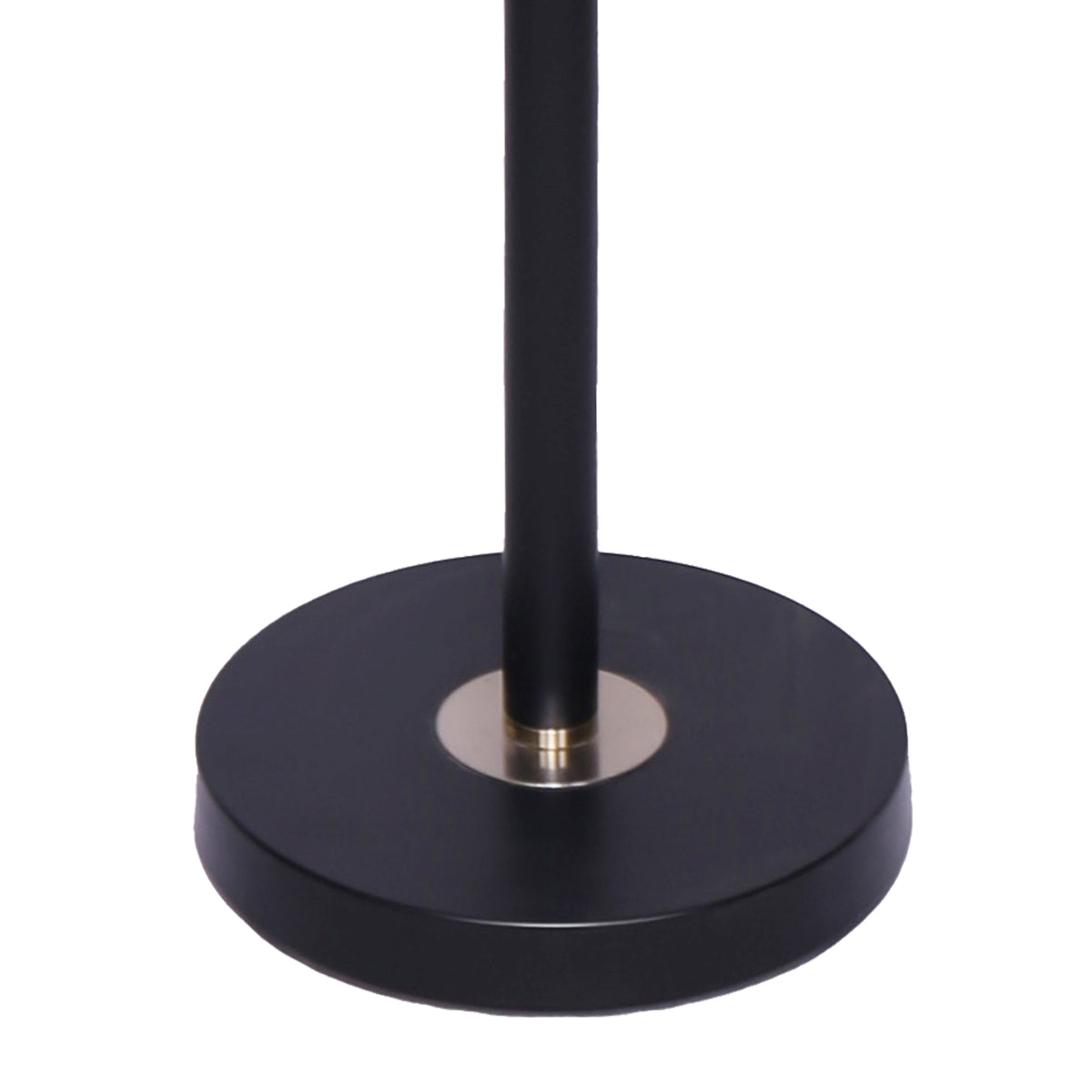 Black/Brass Finish Reading Light | Electric Table Lamp with Adjustable Arm