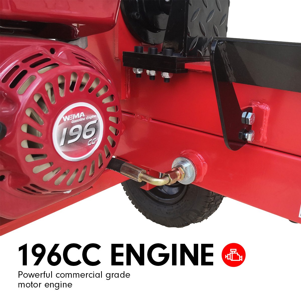 Ducar Log Splitter | Petrol | 20 Ton Hydraulic | Timber & Firewood Cutter