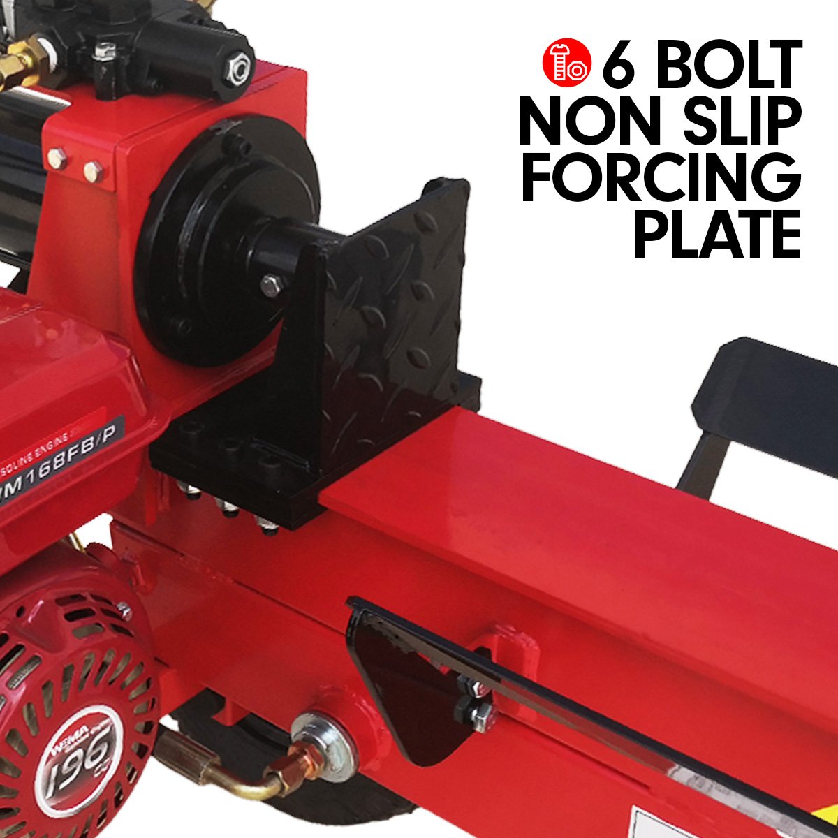 Ducar Log Splitter | Petrol | 20 Ton Hydraulic | Timber & Firewood Cutter