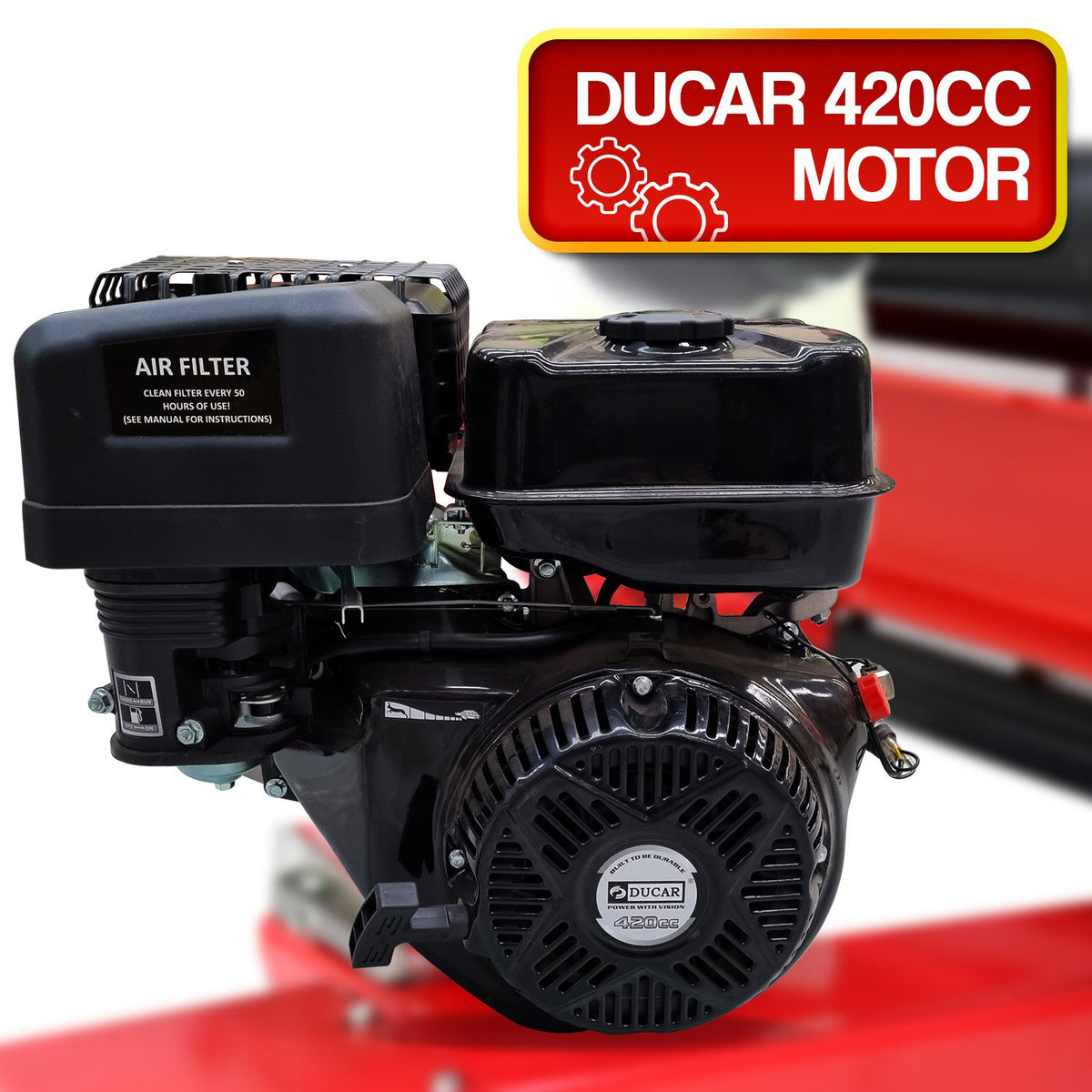 Yukon Log Splitter | 60 Ton Hydraulic | 420cc Petrol Engine | Firewood Cutter