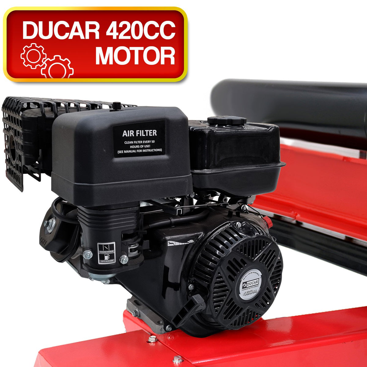 Yukon Log Splitter | 60 Ton Hydraulic | 420cc Petrol Engine | Firewood Cutter