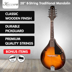 Karrera Traditional Mandolin | Sunburst