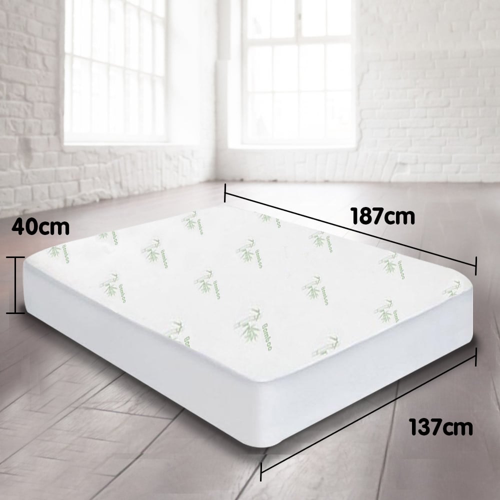 Laura Hill Bamboo Mattress Protector | Double
