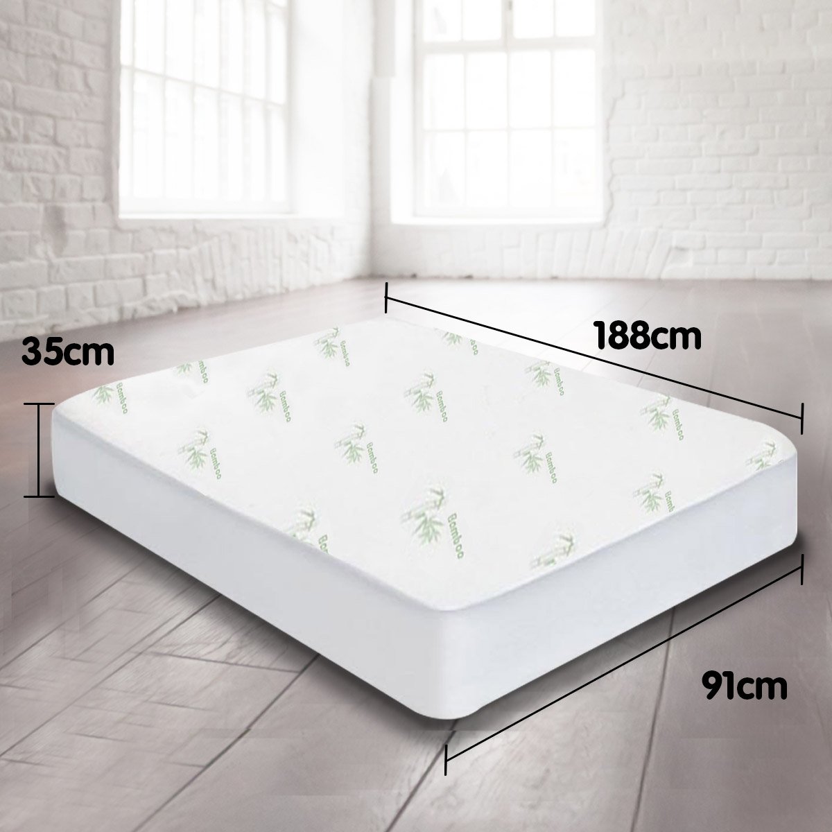 Laura Hill Bamboo Mattress Protector | Single