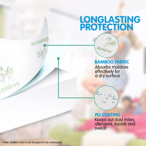 Laura Hill Bamboo Mattress Protector | Single