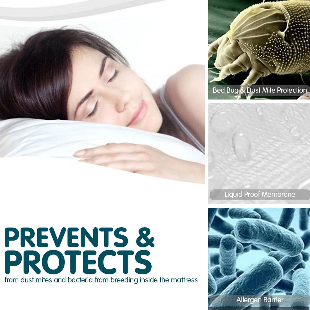 Laura Hill Luxury Cool Max Comfortable Fully Fitted Bed Mattress Protector | King