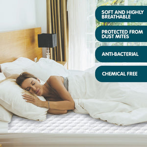 Laura Hill Luxury Cool Max Comfortable Fully Fitted Bed Mattress Protector | King