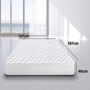 Laura Hill Luxury Cool Max Fully Fitted Mattress Protector | King Single Size