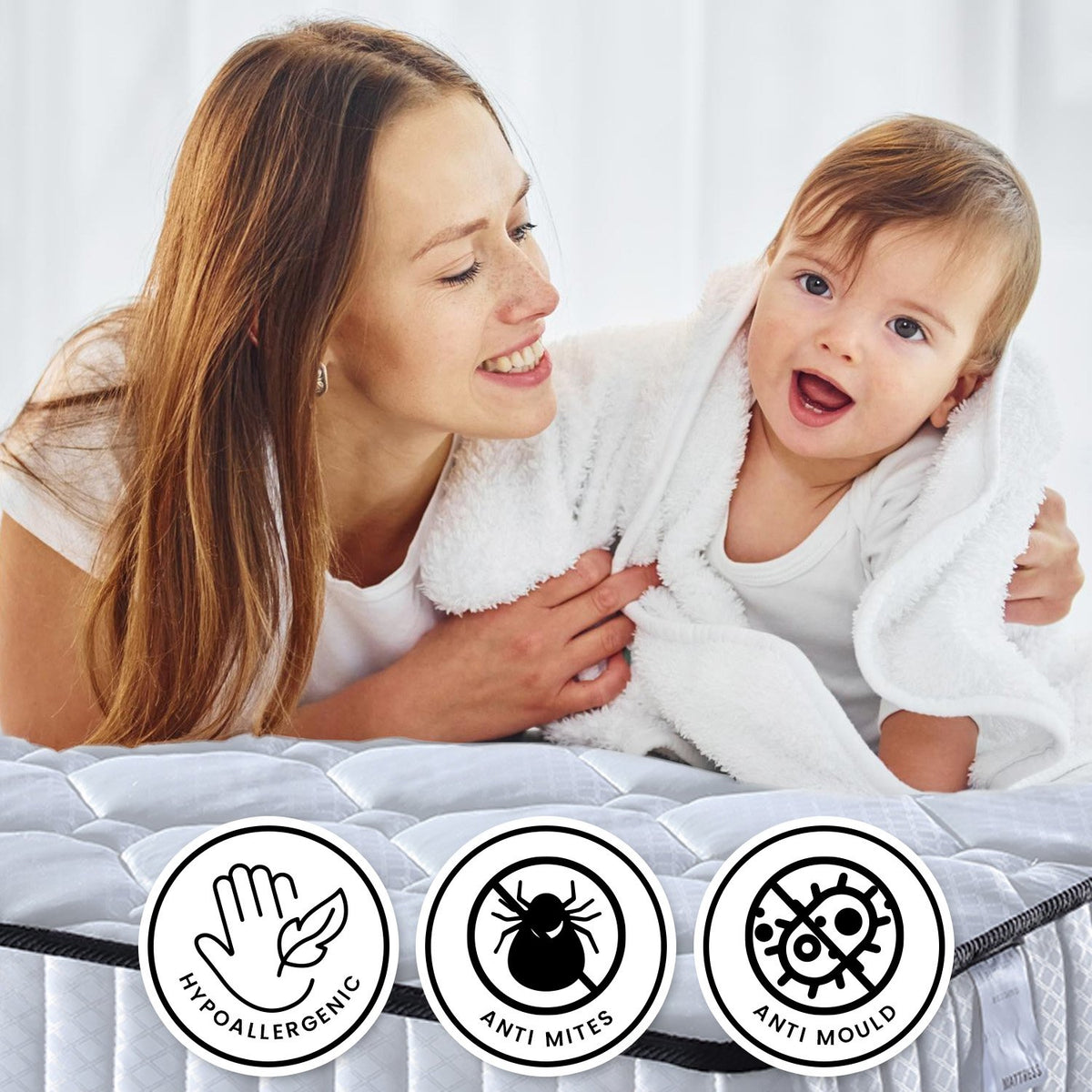 Laura Hill King Single Mattress | Pocket Spring | High Density Foam | For Bed