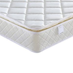 Laura Hill Queen Mattress | Pillow Top Pocket Spring | High Density Foam | 22cm