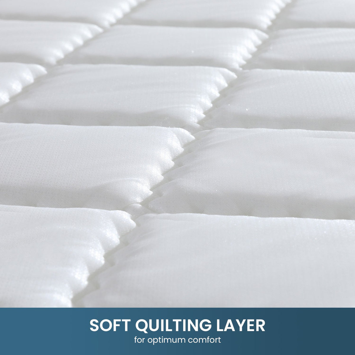 Laura Hill Queen Mattress | Pillow Top Pocket Spring | High Density Foam | 22cm