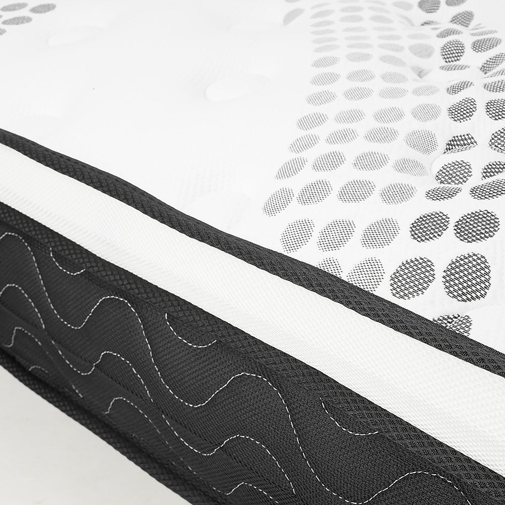 Laura Hill Double Mattress | Euro Top | 5 Zone Spring Foam | 32cm | Topper