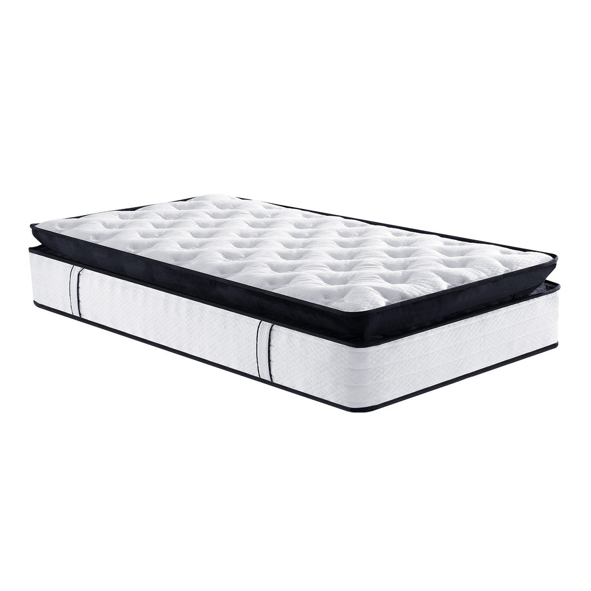 Laura Hill King Single Mattress | Euro Top | 5 Zone Spring Foam | 32cm