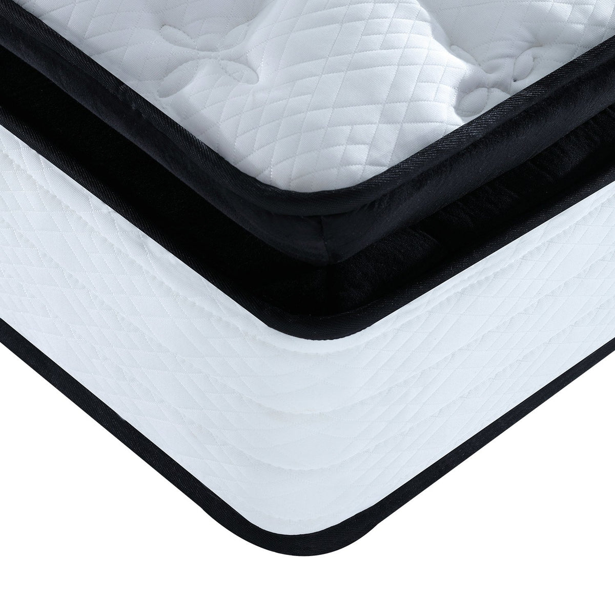 Laura Hill King Single Mattress | Euro Top | 5 Zone Spring Foam | 32cm