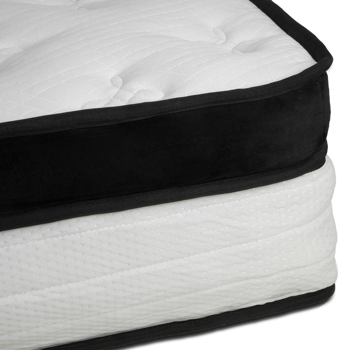 Laura Hill Queen Mattress | Euro Top | 5 Zone Spring Foam | 32cm | Bedding Pocket