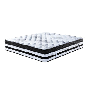 Laura Hill King Mattress | Euro Top | 5 Zone Spring Foam | 34cm | Bedding