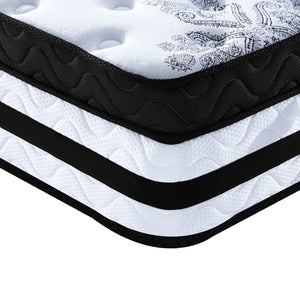 Laura Hill King Mattress | Euro Top | 5 Zone Spring Foam | 34cm | Bedding