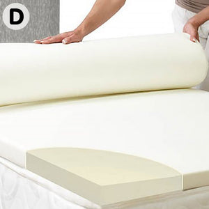 Laura Hill High Density Mattress Foam Topper | 7cm | Double Size