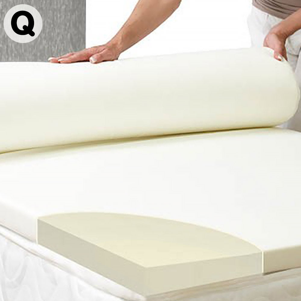 Laura Hill High Density Mattress Foam Topper | 7cm | Queen Size